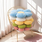 Daisy Pillow, 2Pcs Flower Pillows, Pink White Preppy Throw Pillows Set, Preppy Girls Room Decor Aesthetic Decorative Pillows for Bed Bedroom Couch Sofa 15.35IN - Grand Goldman