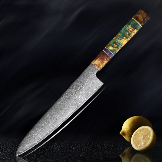 Damascus knife set - Grand Goldman