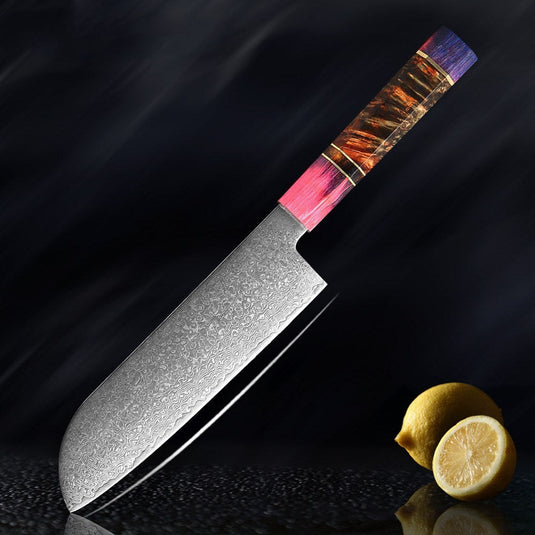 Damascus knife set - Grand Goldman