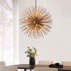 Dandelion Hedgehog Ball Sea Urchin Geometric Ball Sample Room Chandelier - Grand Goldman