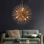 Dandelion Hedgehog Ball Sea Urchin Geometric Ball Sample Room Chandelier - Grand Goldman