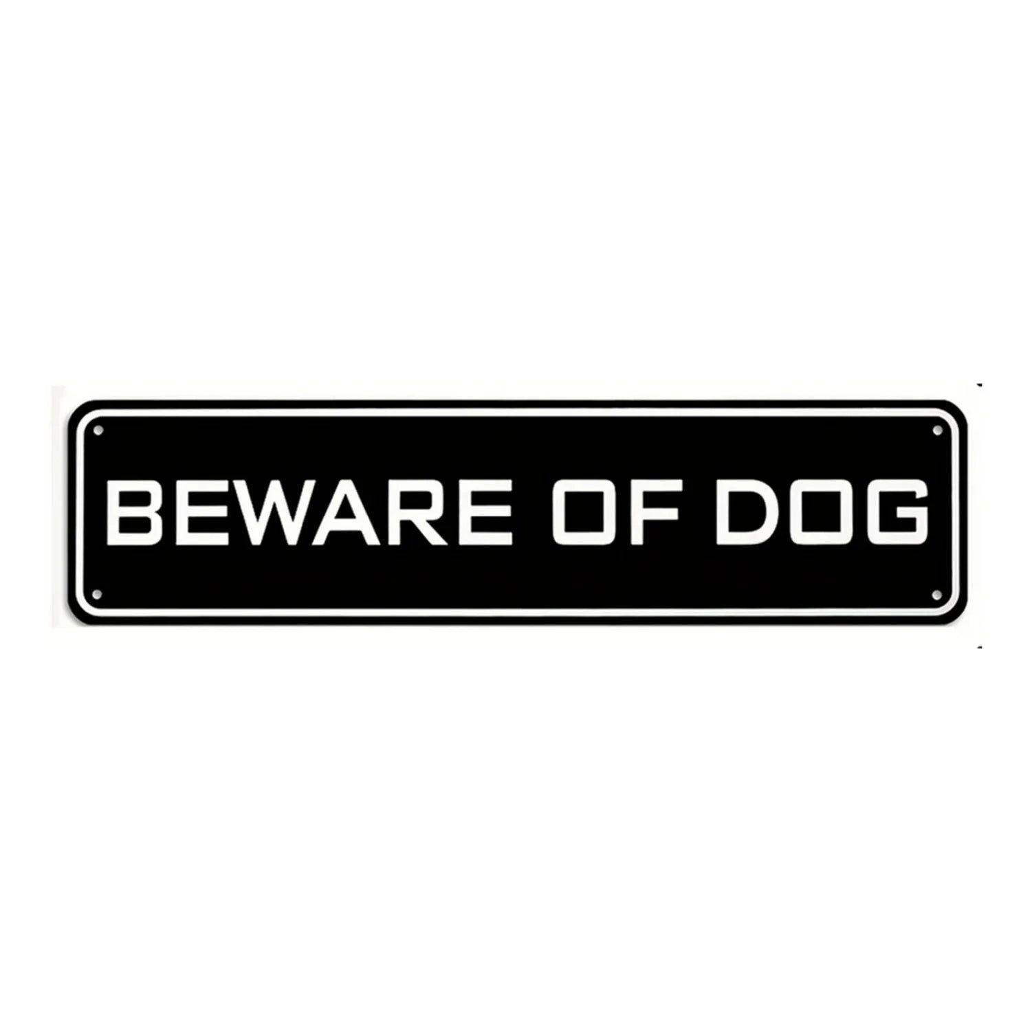 Decor Beware of Dog Warning Vintage Tin Signs Funny Street Metal Signs Country Road Sign for Home Wall Cafe Bar Man Cave Outdoor - Grand Goldman