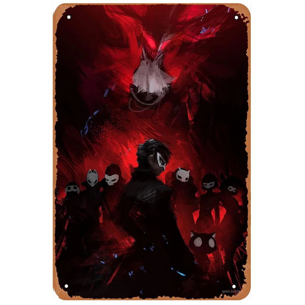 Decor Classic Movie Vintage Metal Signs Tin Sign Cat Lday Darkness Funny Poster Decor for Bar Pub Club Man Cave Wall Decoration - Grand Goldman