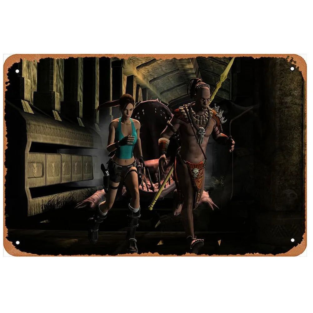 Decor Classic Movie Vintage Metal Signs Tin Sign Cat Lday Darkness Funny Poster Decor for Bar Pub Club Man Cave Wall Decoration - Grand Goldman