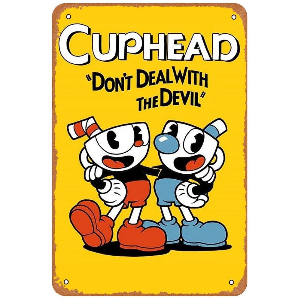 Decor Classic Movie Vintage Metal Signs Tin Sign Cat Lday Darkness Funny Poster Decor for Bar Pub Club Man Cave Wall Decoration - Grand Goldman