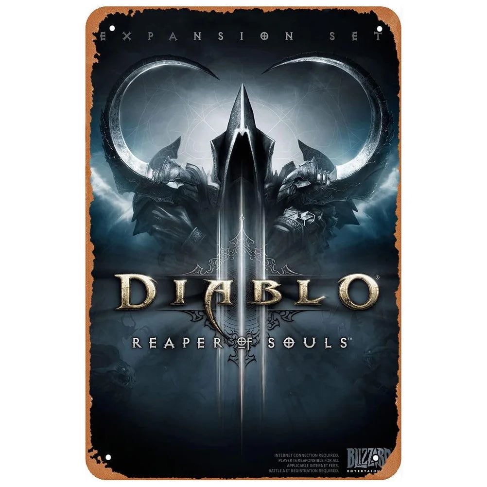 Decor Classic Movie Vintage Metal Signs Tin Sign Cat Lday Darkness Funny Poster Decor for Bar Pub Club Man Cave Wall Decoration - Grand Goldman