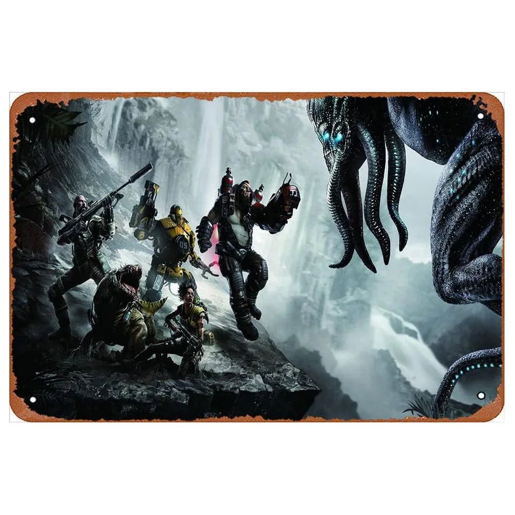 Decor Classic Movie Vintage Metal Signs Tin Sign Cat Lday Darkness Funny Poster Decor for Bar Pub Club Man Cave Wall Decoration - Grand Goldman