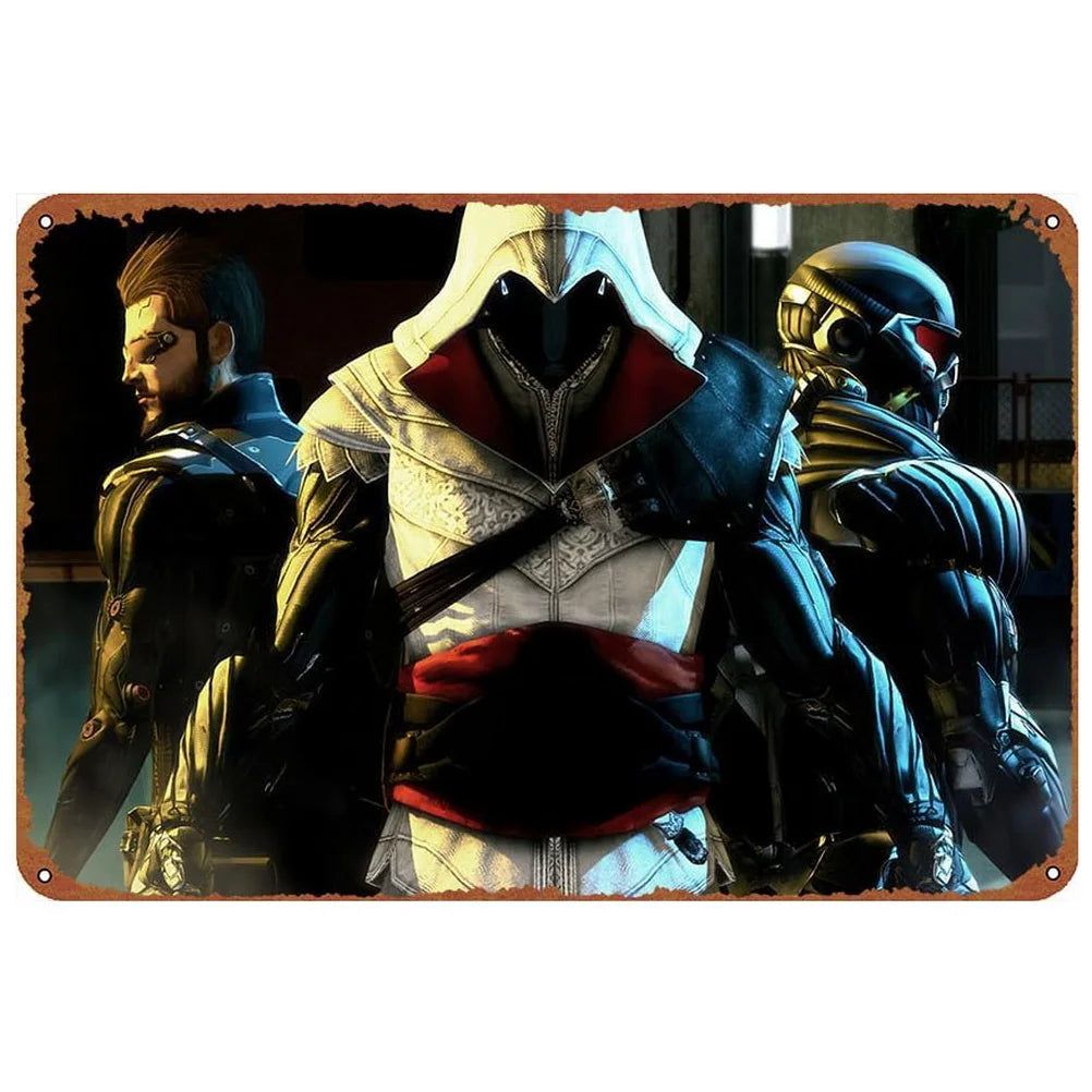 Decor Classic Movie Vintage Metal Signs Tin Sign Cat Lday Darkness Funny Poster Decor for Bar Pub Club Man Cave Wall Decoration - Grand Goldman