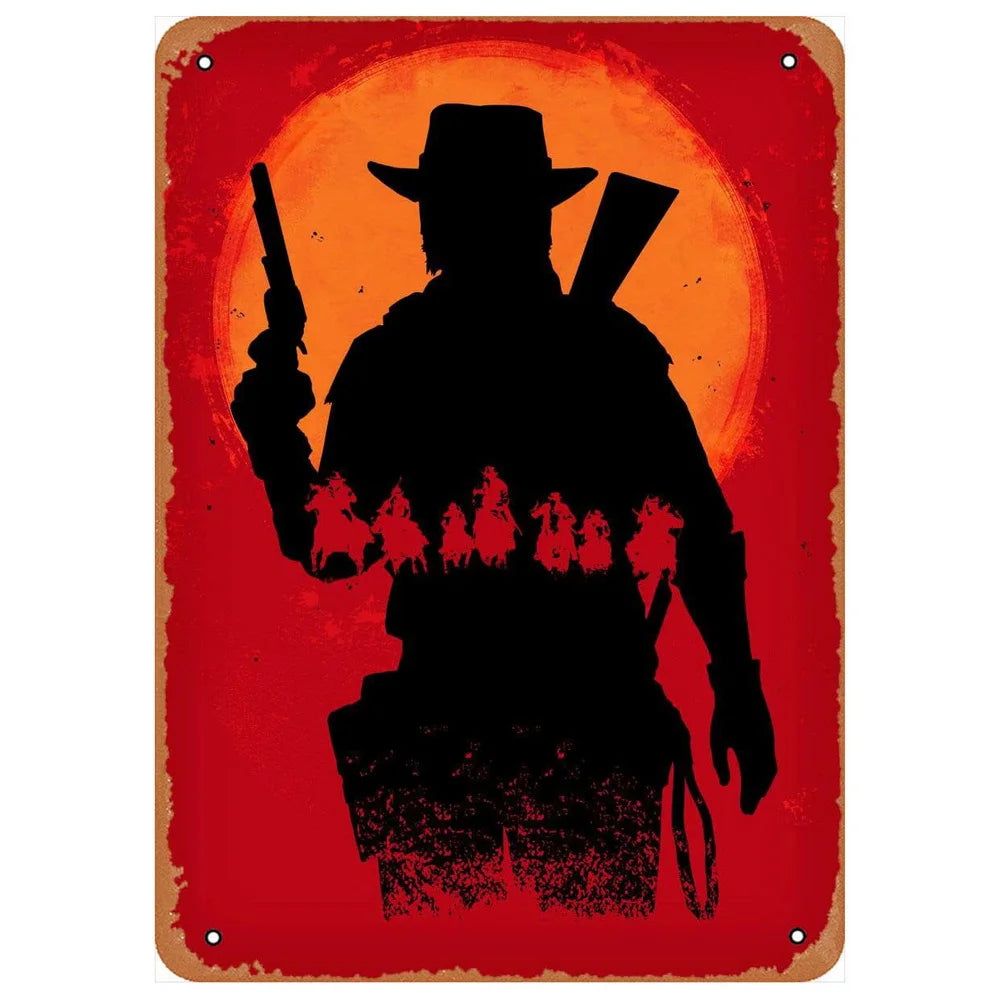 Decor Classic Movie Vintage Metal Signs Tin Sign Cat Lday Darkness Funny Poster Decor for Bar Pub Club Man Cave Wall Decoration - Grand Goldman