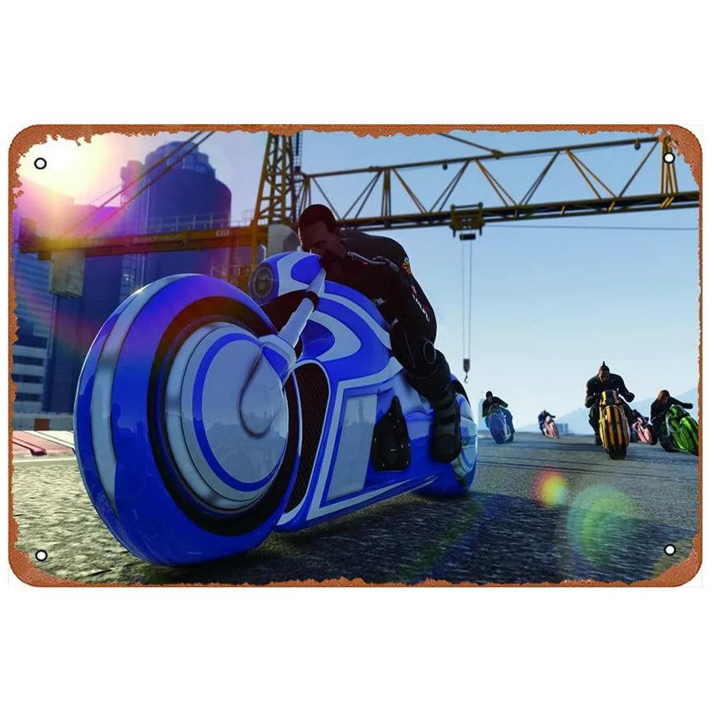 Decor Classic Movie Vintage Metal Signs Tin Sign Cat Lday Darkness Funny Poster Decor for Bar Pub Club Man Cave Wall Decoration - Grand Goldman