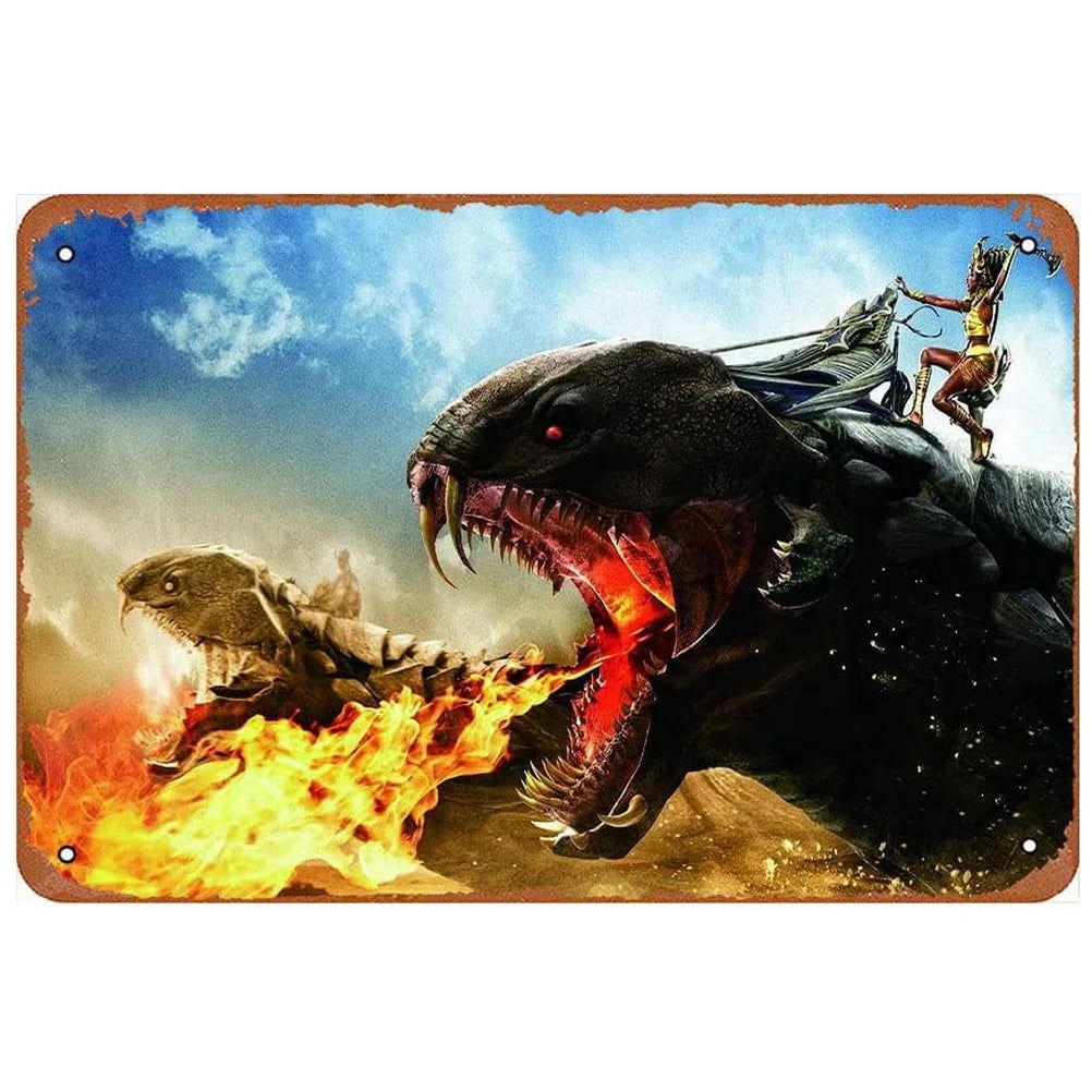 Decor Classic Movie Vintage Metal Signs Tin Sign Cat Lday Darkness Funny Poster Decor for Bar Pub Club Man Cave Wall Decoration - Grand Goldman