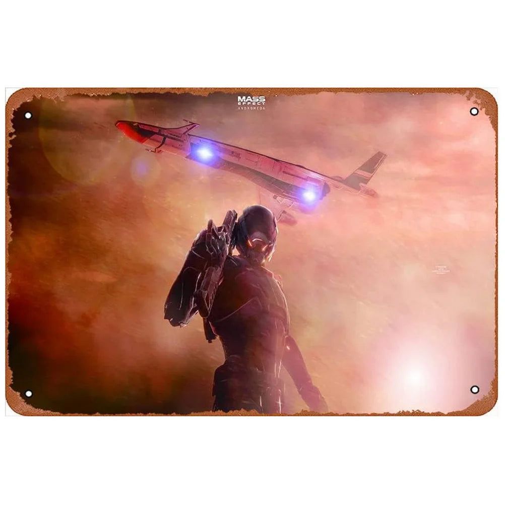 Decor Old Movie Vintage Metal Signs Tin Sign Red Dead Redemption Funny Poster Decor for Bar Pub Club Man Cave Wall Decoration - Grand Goldman