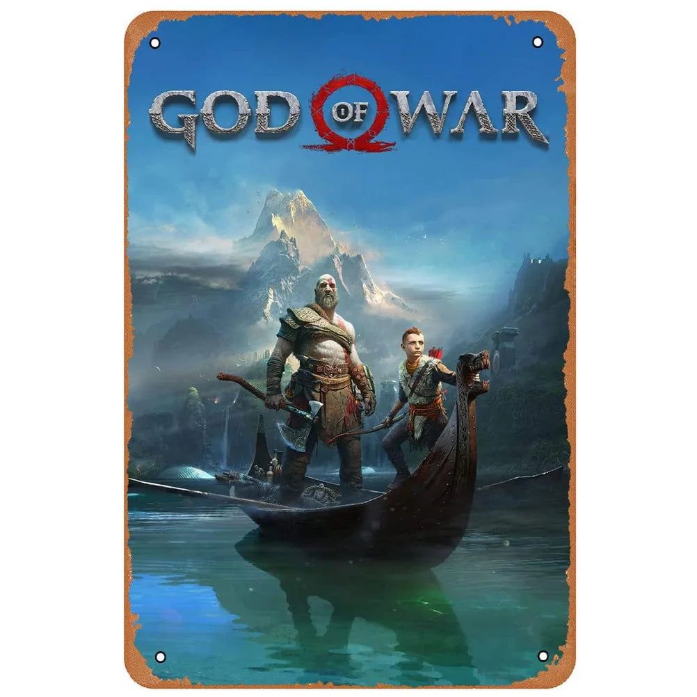 Decor Old Movie Vintage Metal Signs Tin Sign Red Dead Redemption Funny Poster Decor for Bar Pub Club Man Cave Wall Decoration - Grand Goldman