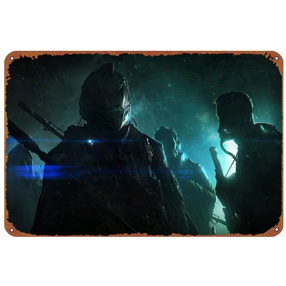 Decor Old Movie Vintage Metal Signs Tin Sign Red Dead Redemption Funny Poster Decor for Bar Pub Club Man Cave Wall Decoration - Grand Goldman