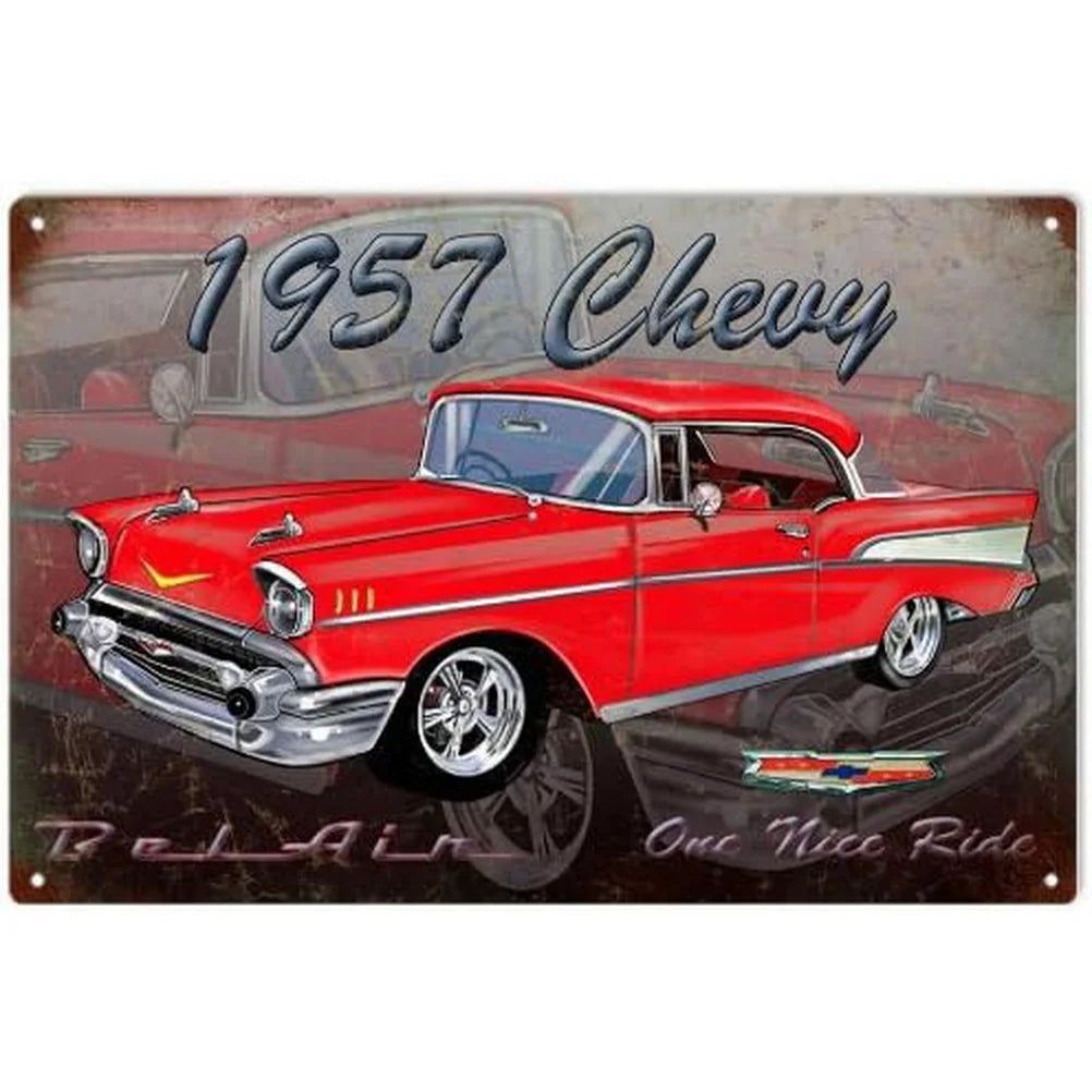 Decor Racing Vintage Metal Signs Tin Sign Monaco Grand Prix Racing Funny Poster Decor for Bar Pub Club Man Cave Wall Decoration - Grand Goldman