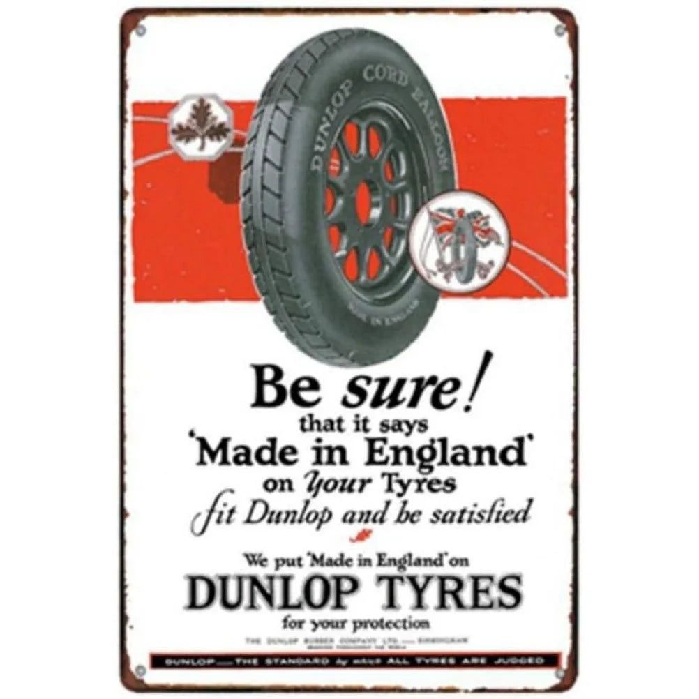 Decor Vintage Metal Signs Tin Sign Tire Shop Service Repair Funny Poster Decor for Garage Bar Pub Club Man Cave Wall Decoration - Grand Goldman