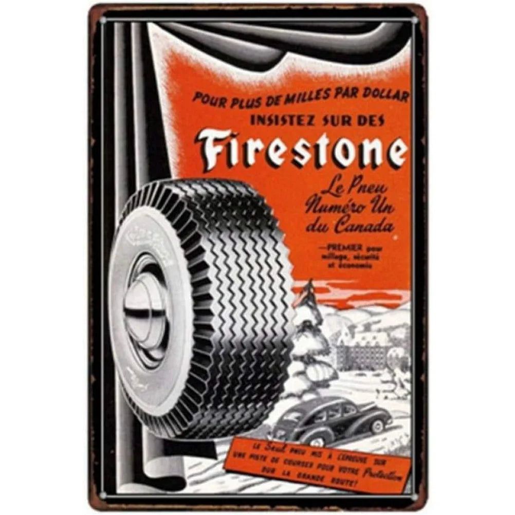 Decor Vintage Metal Signs Tin Sign Tire Shop Service Repair Funny Poster Decor for Garage Bar Pub Club Man Cave Wall Decoration - Grand Goldman