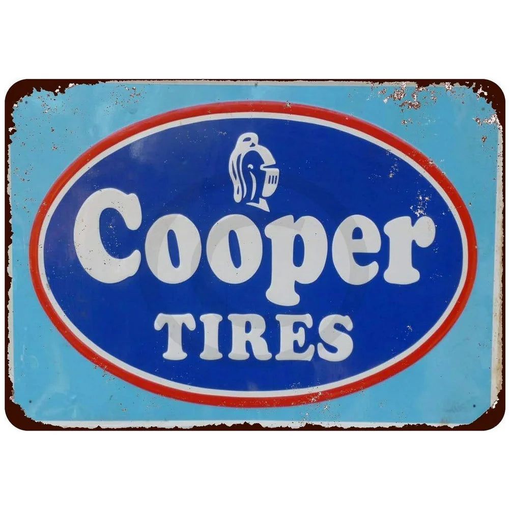 Decor Vintage Metal Signs Tin Sign Tire Shop Service Repair Funny Poster Decor for Garage Bar Pub Club Man Cave Wall Decoration - Grand Goldman
