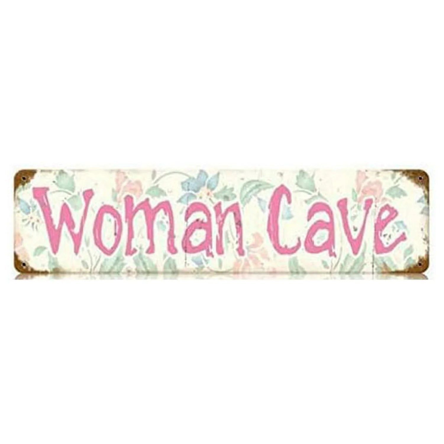 Decor Women Cave Happy Place Vintage Tin Sign Funny Street Metal Signs Country Road Sign for Home Wall Cafe Bar Man Cave Outdoor - Grand Goldman