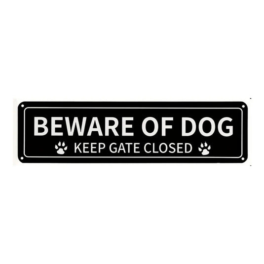 Decor Beware of Dog Warning Vintage Tin Signs Funny Street Metal Signs Country Road Sign for Home Wall Cafe Bar Man Cave Outdoor - Grand Goldman