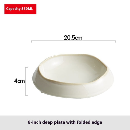 Deep Dinner Plate Creative Home Western Food Plate - Grand Goldman