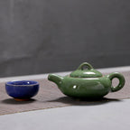 Dehua Ceramic Ice Crack Kung Fu Tea Set - Grand Goldman