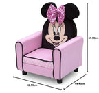 Delta Children Figural Upholstered Kids Chair, Disney Minnie Mouse - Grand Goldman