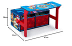 Delta Children Kids Convertible Activity Bench - Greenguard Gold Certified, Marvel Spidey and His Amazing Friends - Grand Goldman