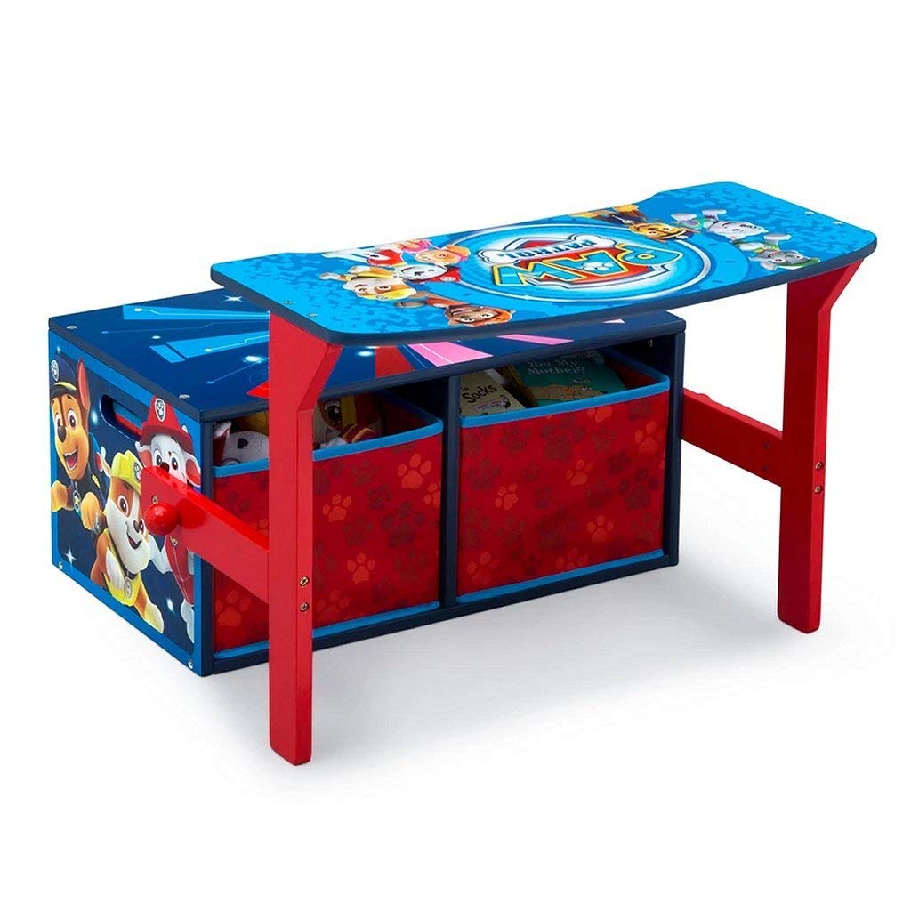 Delta Children Kids Convertible Activity Bench - Greenguard Gold Certified, Marvel Spidey and His Amazing Friends - Grand Goldman