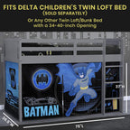Delta Children Loft Bed Tent Curtain Set for Low Twin, Disney Princess - Grand Goldman