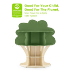 Delta Children Tree Bookcase - Greenguard Gold Certified, Fern Green/Crafted Natural - Grand Goldman