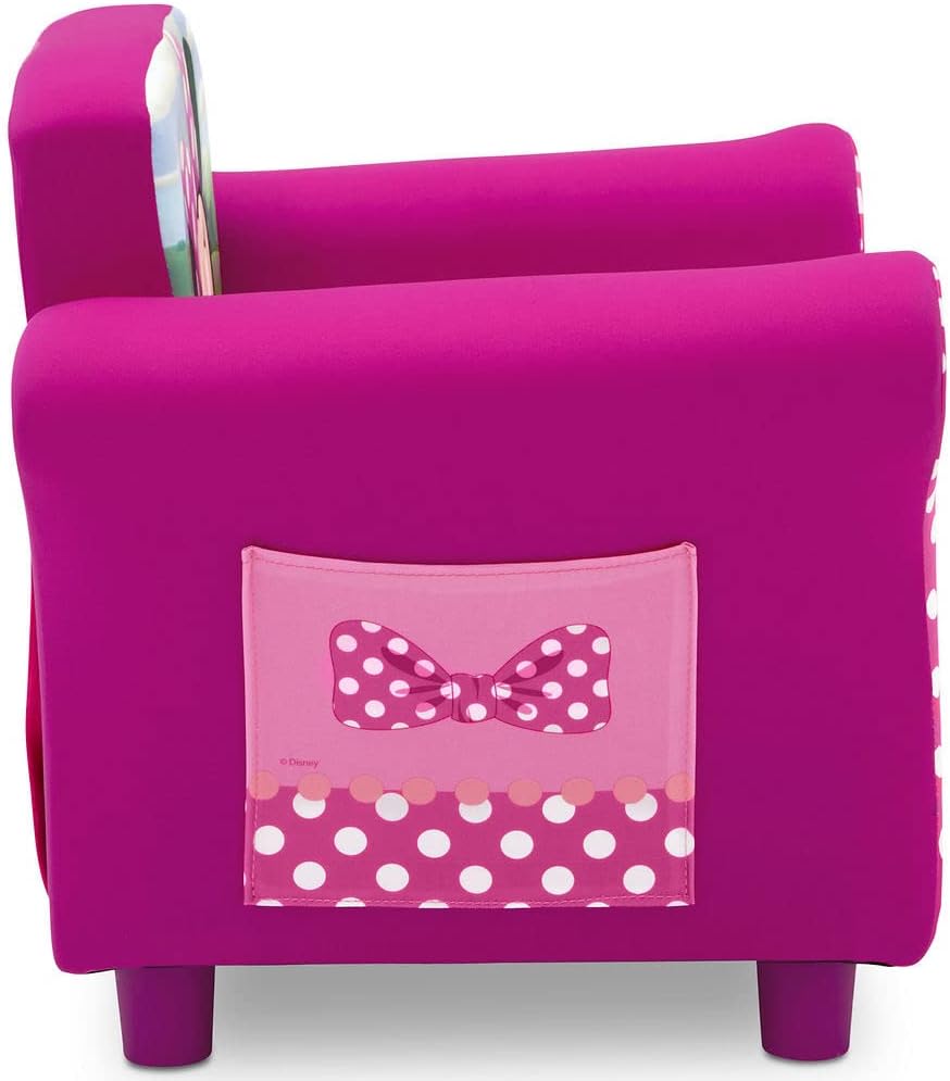 Delta Children Upholstered Chair, Disney Minnie Mouse - Grand Goldman