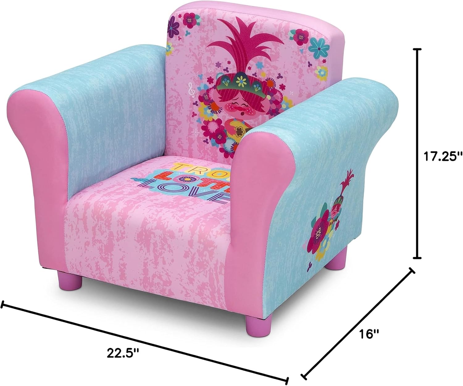 Delta Children Upholstered Chair, Disney Minnie Mouse - Grand Goldman