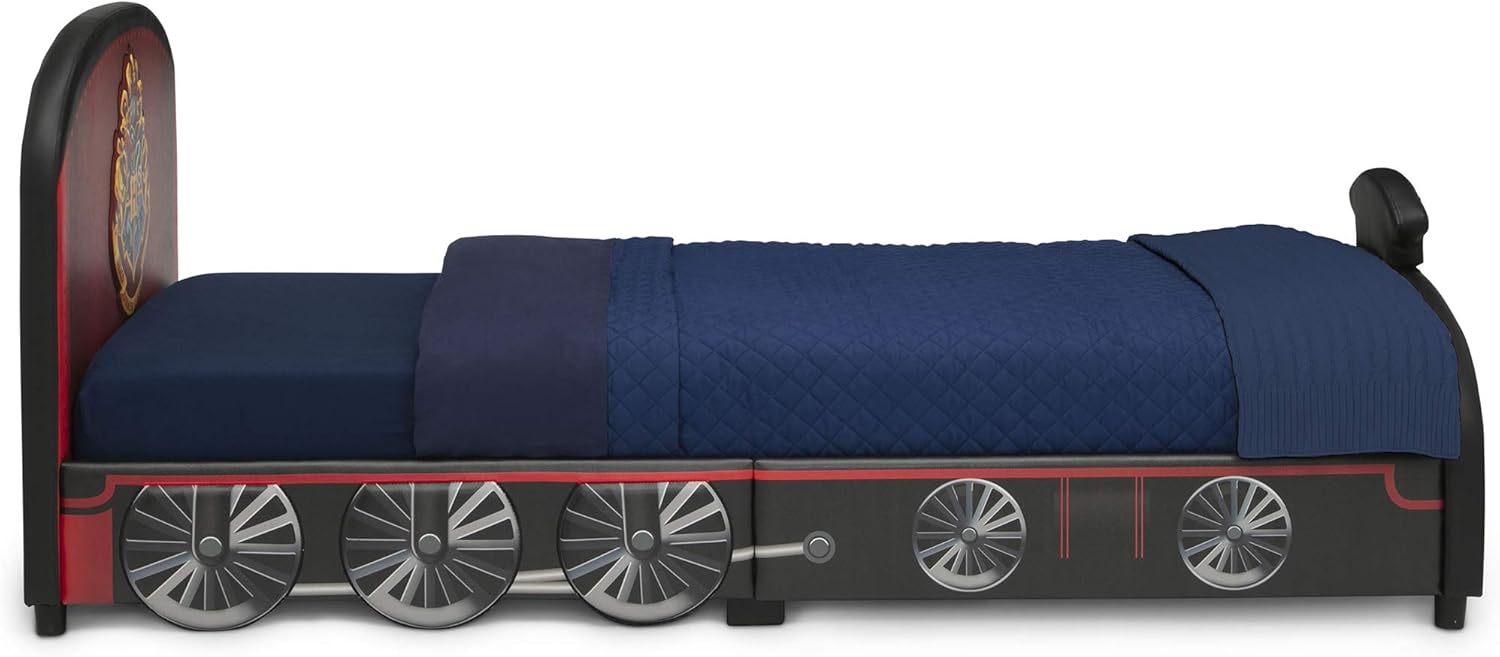 Delta Children Upholstered Twin Bed, Marvel Spider Man - Grand Goldman