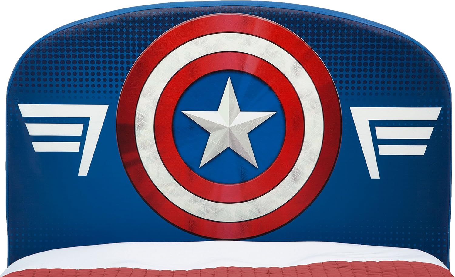 Delta Children Upholstered Twin Bed, Marvel Spider Man - Grand Goldman