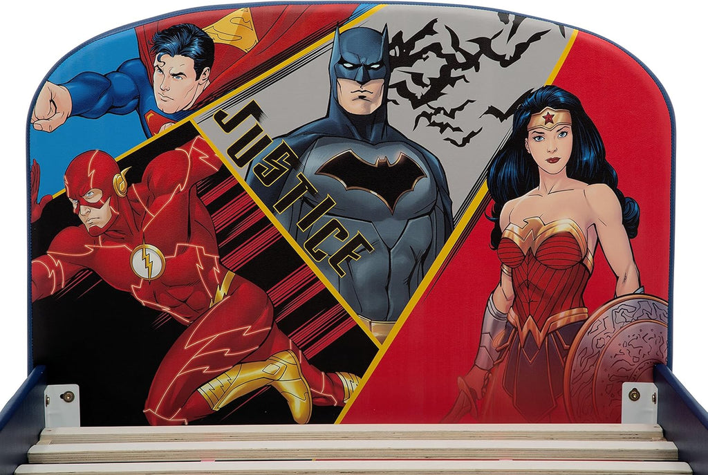 Delta Children Upholstered Twin Bed, Marvel Spider Man - Grand Goldman