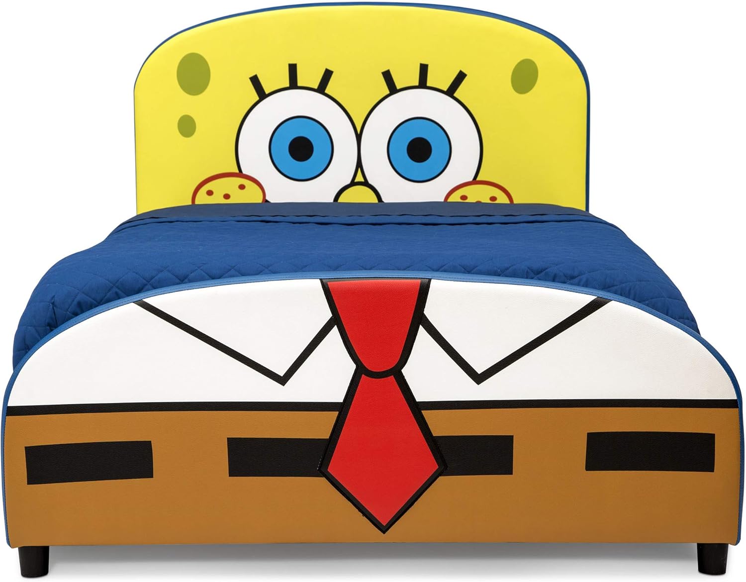 Delta Children Upholstered Twin Bed, Marvel Spider Man - Grand Goldman