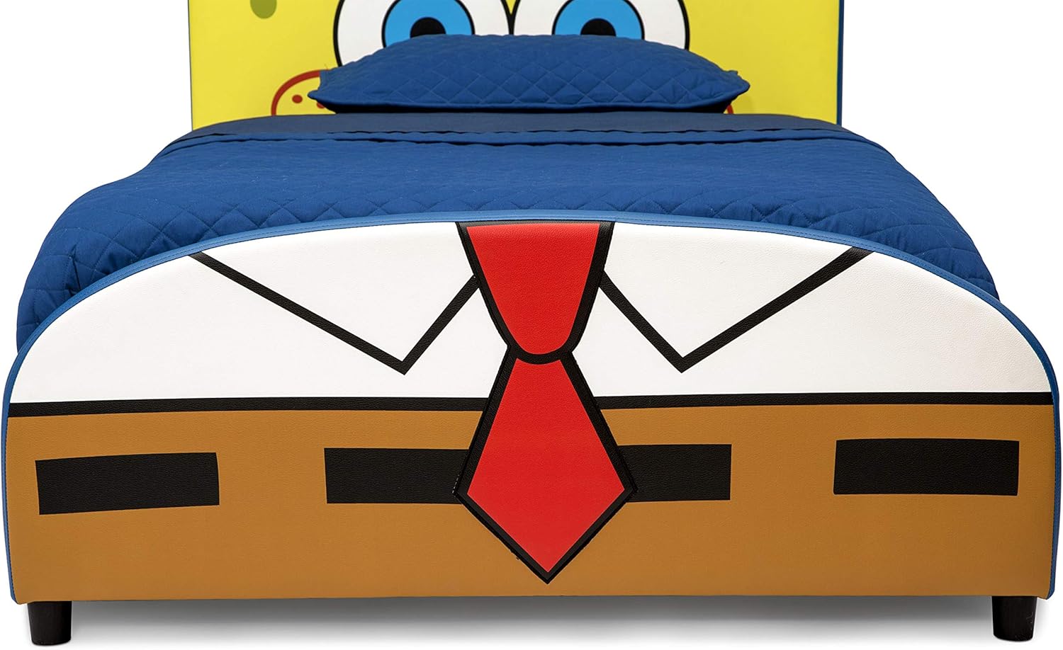 Delta Children Upholstered Twin Bed, Marvel Spider Man - Grand Goldman