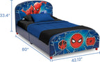 Delta Children Upholstered Twin Bed, Marvel Spider Man - Grand Goldman