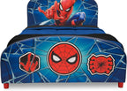 Delta Children Upholstered Twin Bed, Marvel Spider Man - Grand Goldman