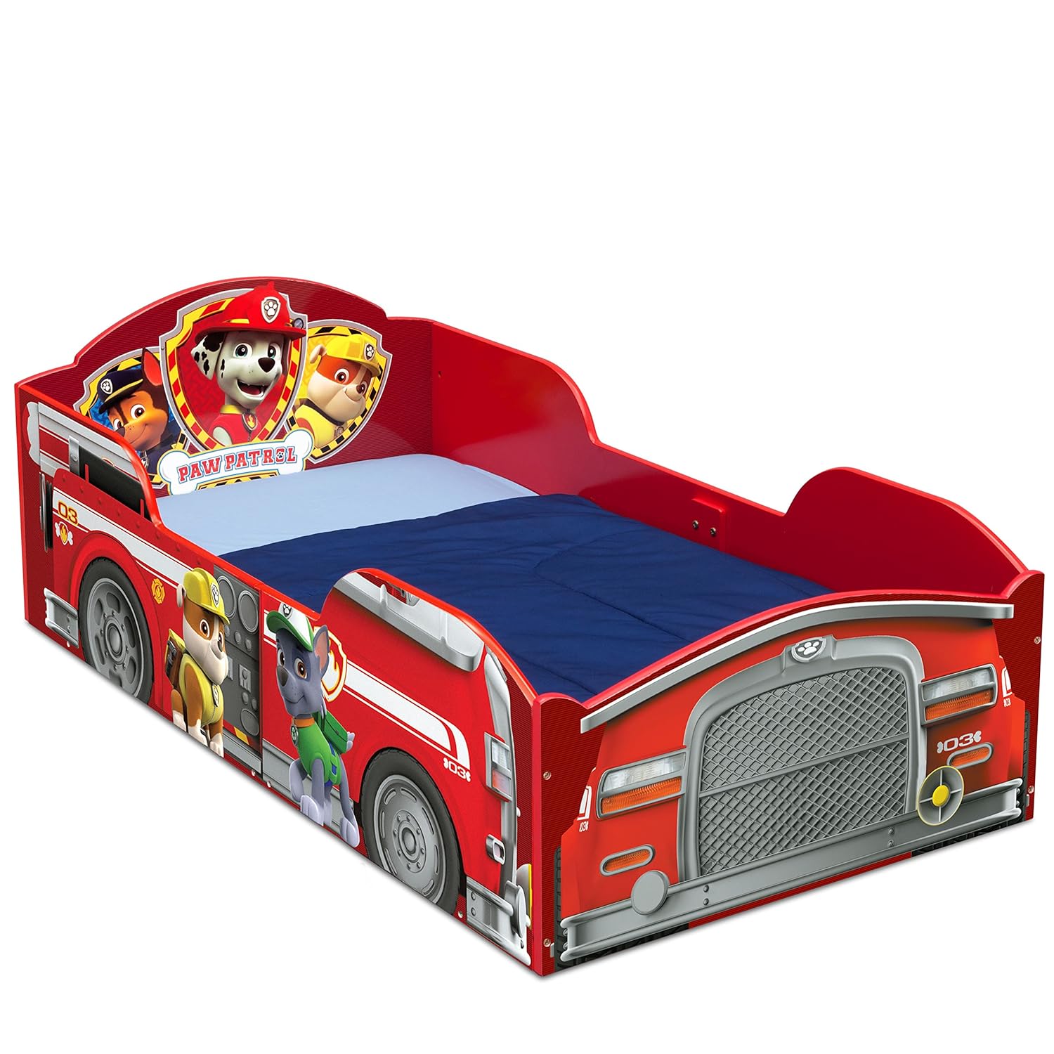 Delta Children Wood Toddler Bed - Greenguard Gold Certified, Nick Jr. PAW Patrol - Grand Goldman