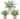 Der Rose 3 Pack Mini Potted Fake Plants Artificial Plastic Eucalyptus Plants Topiaries for Home Office Desk Farmhouse Room Decor - Grand Goldman