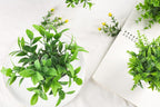 Der Rose 4 Pack Fake Plants Mini Artificial Greenery Potted Plants for Home Decor Indoor Office Table Room Farmhouse - Grand Goldman