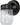 Design House 587220 Jelly Jar 1-Light Indoor/Outdoor Flush Mount Ceiling Light, Black - Grand Goldman
