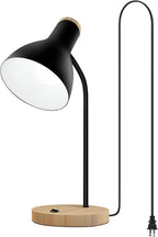 Desk lamp Eye-Caring Table Lamps, 360°Rotation Gooseneck Clip on Lamp Reading Light Portable Reading Book Light, Clamp Light, Study Desk Lamps for Bedroom and Office Home Lighting (Black) - Grand Goldman