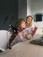 Desk lamp Eye-Caring Table Lamps, 360°Rotation Gooseneck Clip on Lamp Reading Light Portable Reading Book Light, Clamp Light, Study Desk Lamps for Bedroom and Office Home Lighting (Black) - Grand Goldman