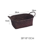 Desktop Storage Sea Fruit Tray Straw Basket Basket Snack Basket - Grand Goldman