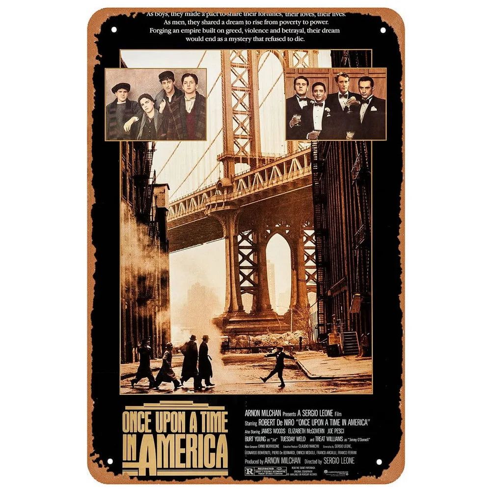 Die Hard Dawn of the Dead Metal Tin Signs Movie Posters Plate Wall Decor for Home Film Bars Man Cave Cafe Clubs Garage Retro - Grand Goldman