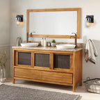 Dimmable Battery Operated Wall Sconce Set of Two, Rechargeable Wall Lamp No Wired Required, Easy Install Cordless Wall Light Fixtures for Bedroom Living Room Bathroom Hallway Farmhouse, Black - Grand Goldman