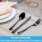 Dinner Forks,Set of 16 Top Food Grade Stainless Steel Silverware Forks,Table Forks,Flatware Forks,8 Inches,Mirror Finish & Dishwasher Safe,Use for Home,Kitchen or Restaurant - Grand Goldman